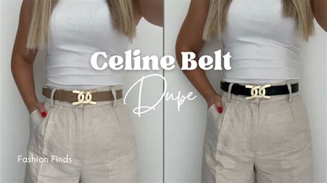 celine western belt dupe|celine triomphe belt.